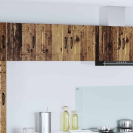 Virtuves Sienas Skapītis Ar Plauktu Vecs Koks 40 X 31 X 40 Cm Vidaxl