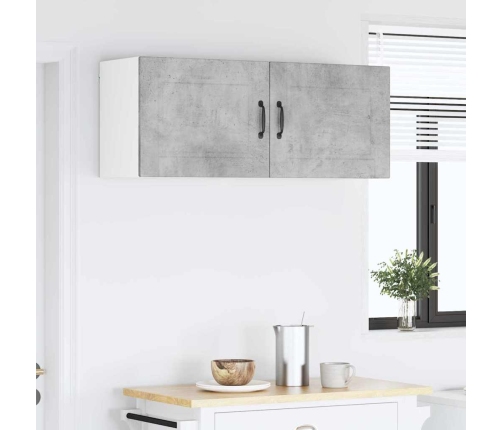 Virtuves Sienas Skapītis 2 Pcs Betona Pelēks 50 X 31 X 40 Cm Vidaxl