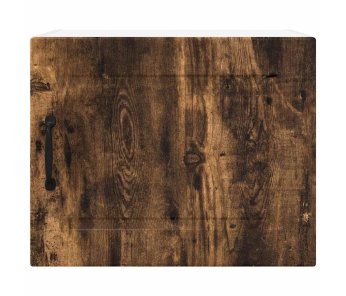 Virtuves Sienas Skapītis Ar Durvīm Dūmaka Ozols 50 X 31 X 40 Cm Vidaxl