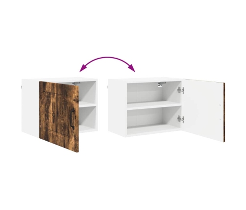 Virtuves Sienas Skapītis 2 Pcs Dūmaka Ozols 50 X 31 X 40 Cm Vidaxl