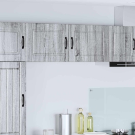 Virtuves Sienas Skapītis 2 Pcs Pelēks Sonoma 50 X 31 X 40 Cm Vidaxl