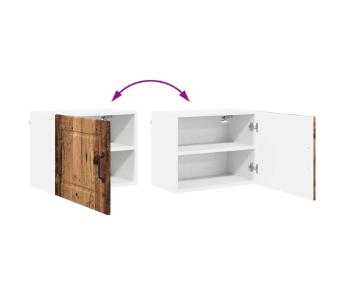 Virtuves Sienas Skapītis 2 Pcs Vecs Koks 50 X 31 X 40 Cm Vidaxl