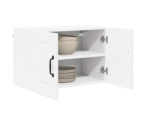 Virtuves Sienas Skapītis Ar Plauktu Balts 60 X 31 X 40 Cm Vidaxl