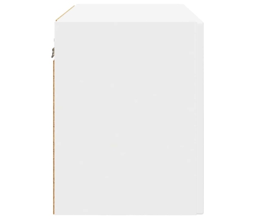 Virtuves Sienas Skapītis Ar Plauktu Balts 60 X 31 X 40 Cm Vidaxl