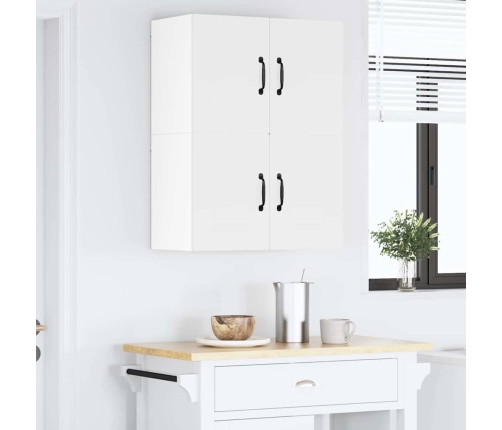 Virtuves Sienas Skapītis Ar Plauktu 2 Pcs Balts 60 X 31 X 40 Cm Vidaxl