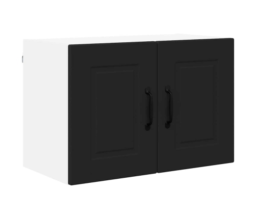 Virtuves Sienas Skapītis Ar Plauktu Melna 60 X 31 X 40 Cm Vidaxl