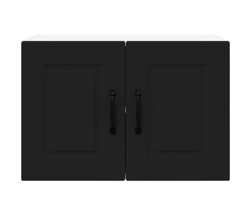 Virtuves Sienas Skapītis Ar Plauktu 2 Pcs Melna 60 X 31 X 40 Cm Vidaxl