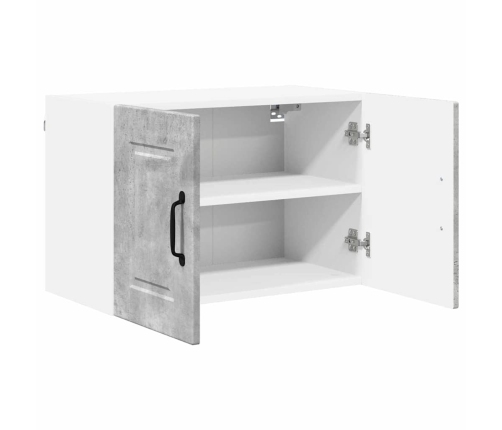 Virtuves Sienas Skapītis 2 Pcs Betona Pelēks 60 X 31 X 40 Cm Vidaxl