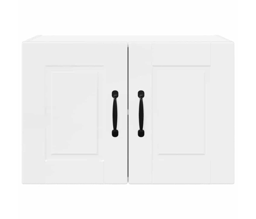 Virtuves Sienas Skapītis 2 Pcs Augsta Spīduma Baltā Krāsa Vidaxl