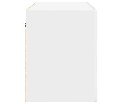 Virtuves Sienas Skapītis 2 Pcs Augsta Spīduma Baltā Krāsa Vidaxl