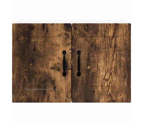 Virtuves Sienas Skapītis 2 Pcs Dūmaka Ozols 60 X 31 X 40 Cm Vidaxl