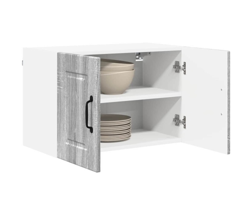 Virtuves Sienas Skapītis 2 Pcs Pelēks Sonoma 60 X 31 X 40 Cm Vidaxl