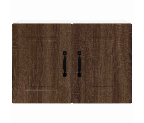 Virtuves Sienas Skapītis 2 Pcs Brūns Ozols 60 X 31 X 40 Cm Vidaxl