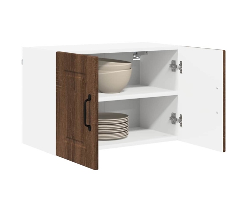 Virtuves Sienas Skapītis 2 Pcs Brūns Ozols 60 X 31 X 40 Cm Vidaxl