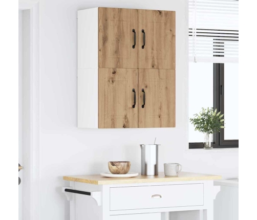 Virtuves Sienas Skapītis 2 Pcs Artisānā Ozols 60 X 31 X 40 Cm Vidaxl