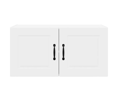 Virtuves Sienas Skapītis Ar Plauktu Balts 80 X 31 X 40 Cm Vidaxl