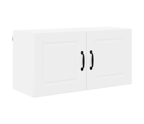 Virtuves Sienas Skapītis Ar Plauktu Balts 80 X 31 X 40 Cm Vidaxl