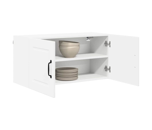 Virtuves Sienas Skapītis Ar Plauktu Balts 80 X 31 X 40 Cm Vidaxl