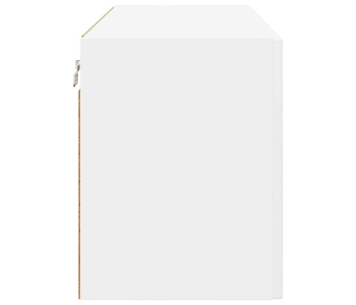 Virtuves Sienas Skapītis Ar Plauktu Balts 80 X 31 X 40 Cm Vidaxl