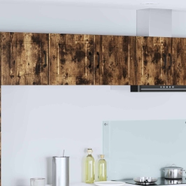 Virtuves Sienas Skapītis Ar Durvīm Dūmaka Ozols 80 X 31 X 40 Cm Vidaxl