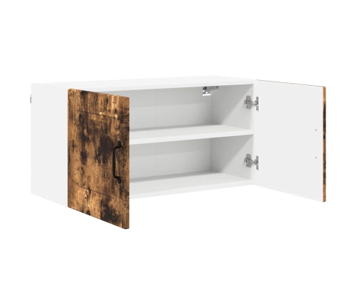 Virtuves Sienas Skapītis Ar Durvīm Dūmaka Ozols 80 X 31 X 40 Cm Vidaxl