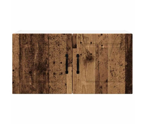 Virtuves Sienas Skapītis Ar Plauktu Vecs Koks 80 X 31 X 40 Cm Vidaxl