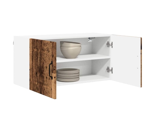 Virtuves Sienas Skapītis Ar Plauktu Vecs Koks 80 X 31 X 40 Cm Vidaxl