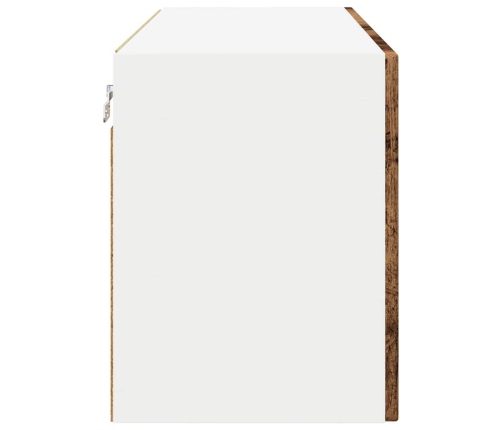 Virtuves Sienas Skapītis Ar Plauktu Vecs Koks 80 X 31 X 40 Cm Vidaxl