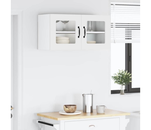 Virtuves Sienas Skapītis Ar Plauktu Balts 80 X 31 X 40 Cm Vidaxl