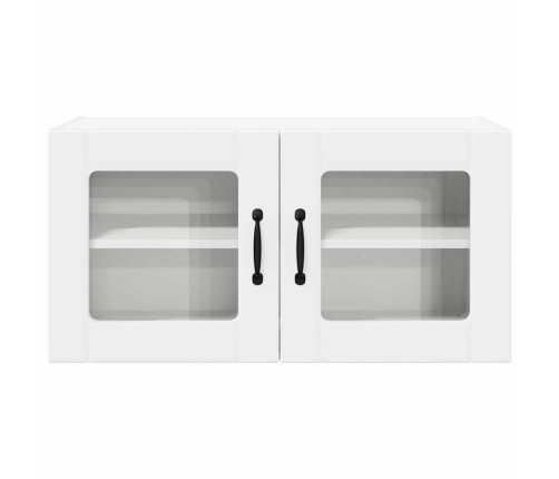 Virtuves Sienas Skapītis Ar Plauktu Balts 80 X 31 X 40 Cm Vidaxl