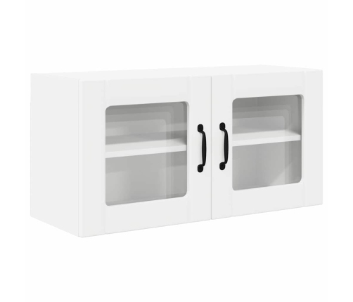 Virtuves Sienas Skapītis Ar Plauktu Balts 80 X 31 X 40 Cm Vidaxl