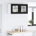 Virtuves Sienas Skapītis Ar Plauktu Melna 80 X 31 X 40 Cm Vidaxl