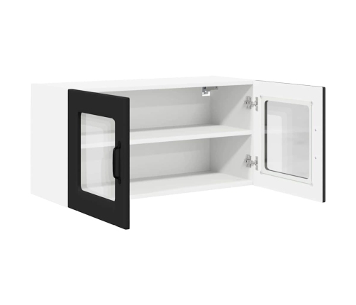 Virtuves Sienas Skapītis Ar Plauktu Melna 80 X 31 X 40 Cm Vidaxl