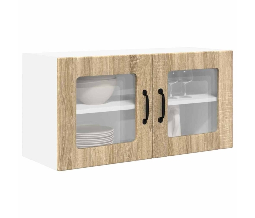 Virtuves Sienas Skapītis Ar Durvīm Sonoma Ozols 80 X 31 X 40 Cm Vidaxl