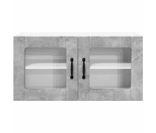 Virtuves Sienas Skapītis Betona Pelēks 80 X 31 X 40 Cm Vidaxl