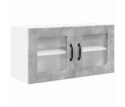 Virtuves Sienas Skapītis Betona Pelēks 80 X 31 X 40 Cm Vidaxl