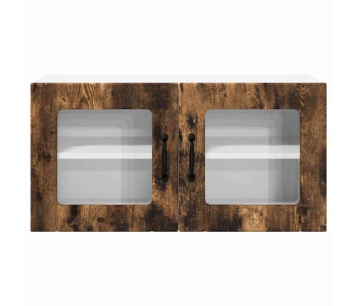 Virtuves Sienas Skapītis Ar Durvīm Dūmaka Ozols 80 X 31 X 40 Cm Vidaxl