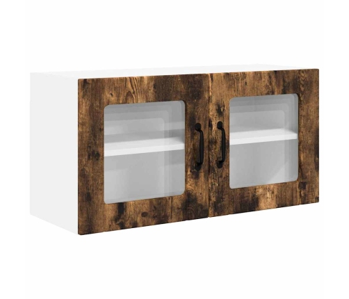 Virtuves Sienas Skapītis Ar Durvīm Dūmaka Ozols 80 X 31 X 40 Cm Vidaxl