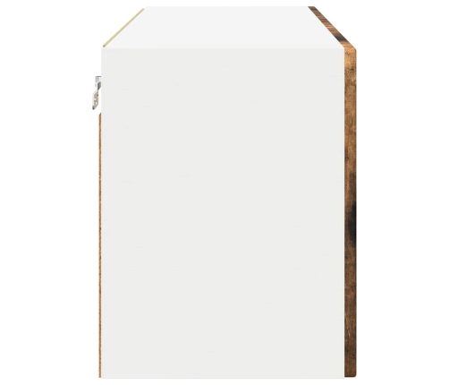 Virtuves Sienas Skapītis Ar Durvīm Dūmaka Ozols 80 X 31 X 40 Cm Vidaxl