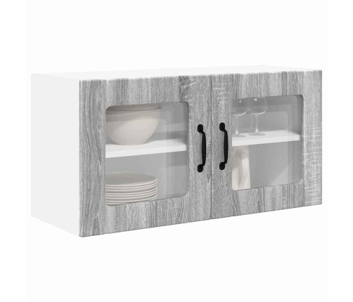 Virtuves Sienas Skapītis Pelēks Sonoma 80 X 31 X 40 Cm Vidaxl