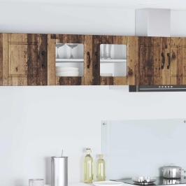 Virtuves Sienas Skapītis Ar Plauktu Vecs Koks 80 X 31 X 40 Cm Vidaxl