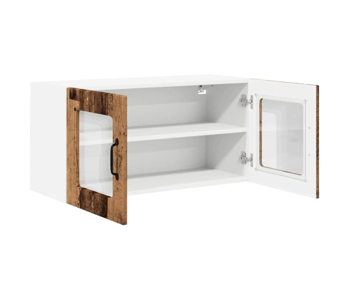 Virtuves Sienas Skapītis Ar Plauktu Vecs Koks 80 X 31 X 40 Cm Vidaxl