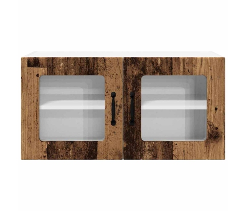 Virtuves Sienas Skapītis Ar Plauktu Vecs Koks 80 X 31 X 40 Cm Vidaxl