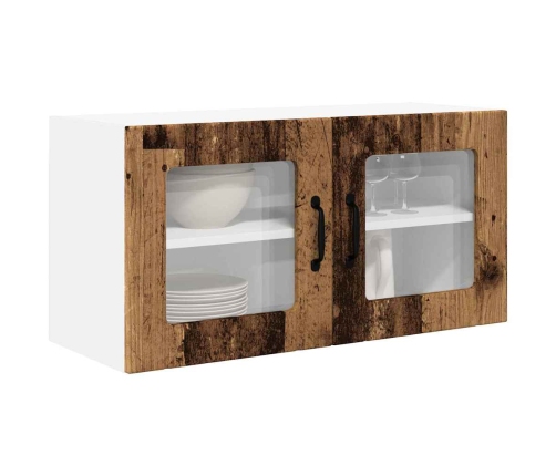 Virtuves Sienas Skapītis Ar Plauktu Vecs Koks 80 X 31 X 40 Cm Vidaxl