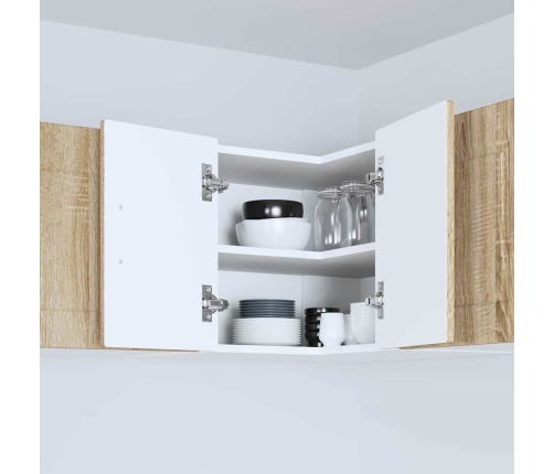 Virtuves Sienas Skapītis Ar Durvīm Sonoma Ozols 57 X 57 X 40 Cm Vidaxl