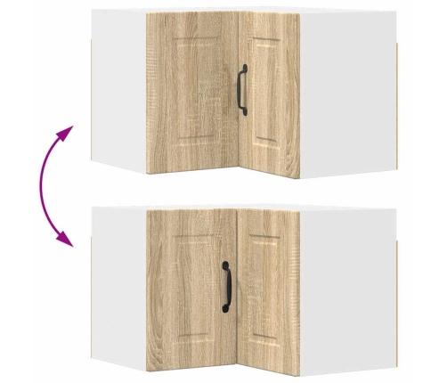 Virtuves Sienas Skapītis Ar Durvīm Sonoma Ozols 57 X 57 X 40 Cm Vidaxl