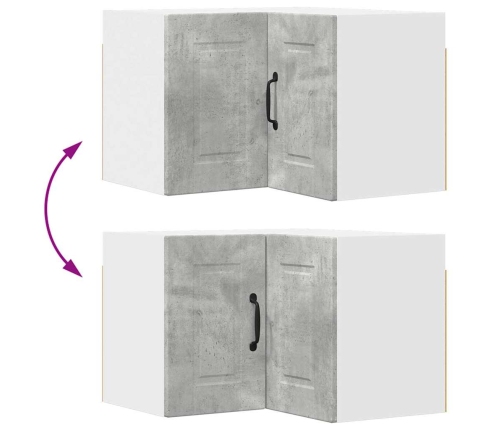 Virtuves Sienas Skapītis Betona Pelēks 57 X 57 X 40 Cm Vidaxl