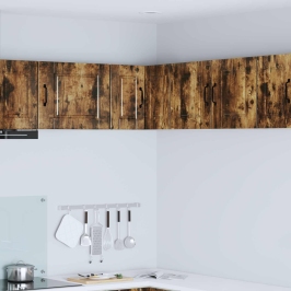 Virtuves Sienas Skapītis Ar Durvīm Dūmaka Ozols 57 X 57 X 40 Cm Vidaxl