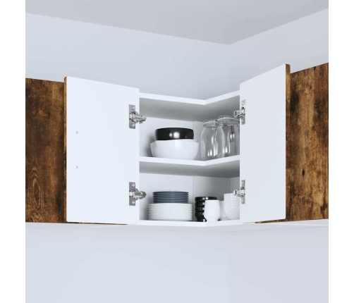 Virtuves Sienas Skapītis Ar Durvīm Dūmaka Ozols 57 X 57 X 40 Cm Vidaxl