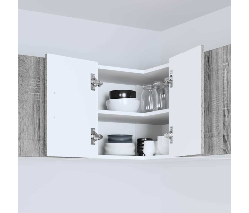 Virtuves Sienas Skapītis Pelēks Sonoma 57 X 57 X 40 Cm Vidaxl